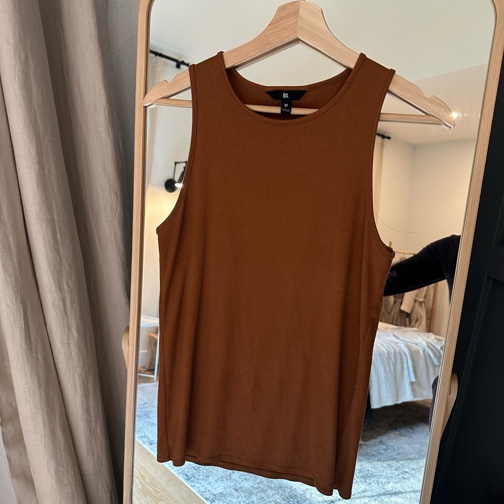 BR ribbed tank top